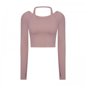 SC10273 Niestandardowe logo joga t koszule fitness