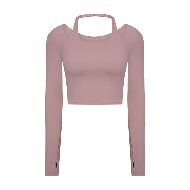 SC10273 Niestandardowe logo joga t koszule fitness
