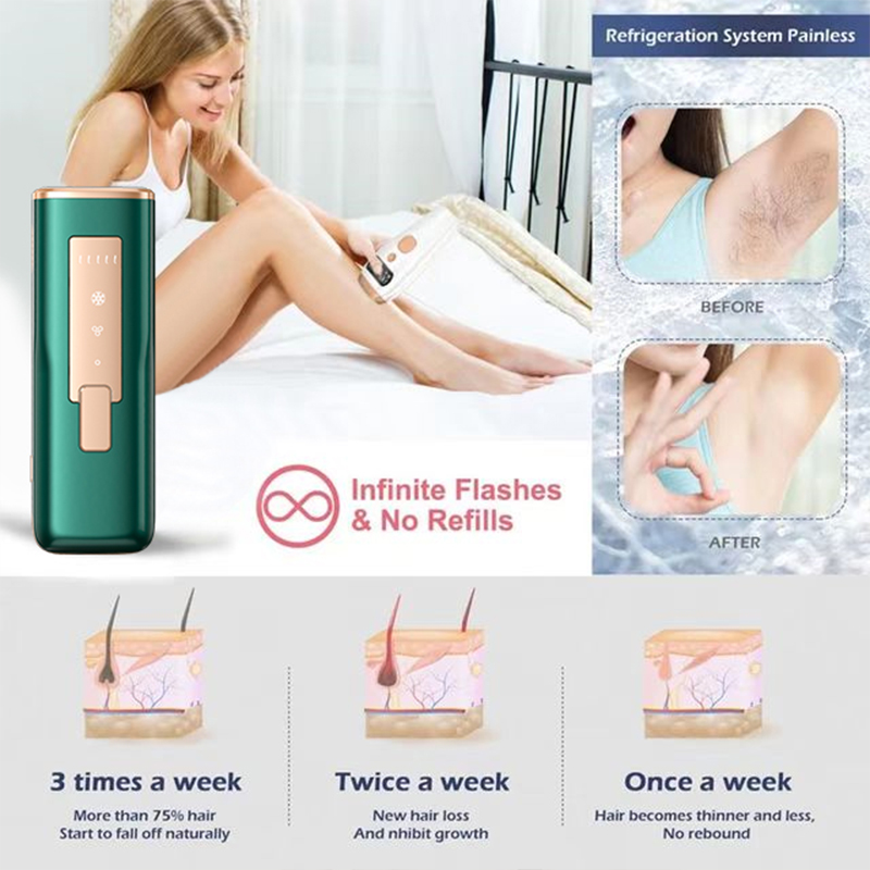 IPL REPISPREAL 2023 LASER REMOVER EPILator Sapphire Lodowe Chłodzenie Haarentferne