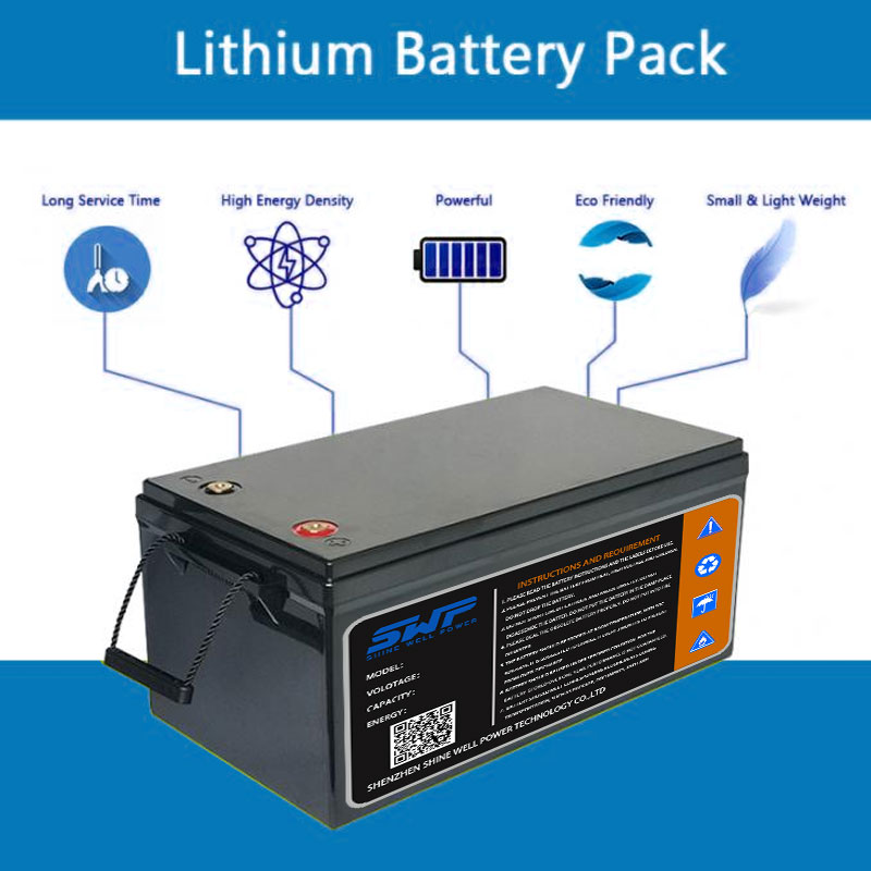 12.8V100AH ​​Bateria wymiana kwasu ołowiu dla fototermicznego wytwarzania energii Wspornik ogniwa Lifipo4 Komórki domowe magazynowanie energii