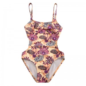 Swimsut dzieci z wydrukowanym kantarem wydrążonym