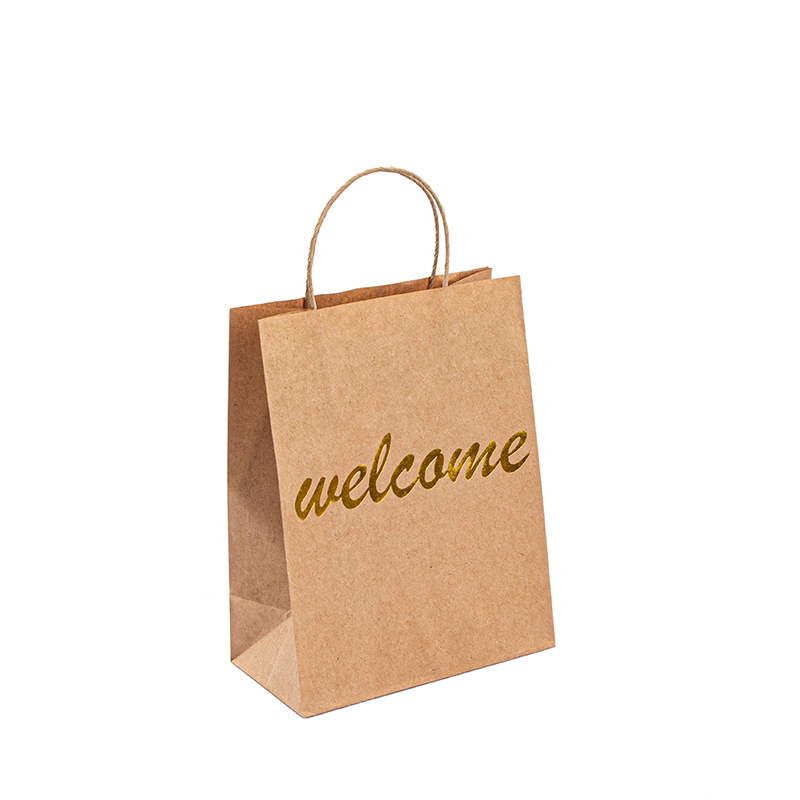 Kraft Retail Bolsas Luksusowa torba papierowa z własną torbą papierową Kraft z uchwytem