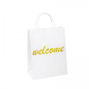 Papierowe torby imprezowe pakowanie papierowej torby luksusowe torbyna wynos do jedzenia z podziękowaniami papierowa torba