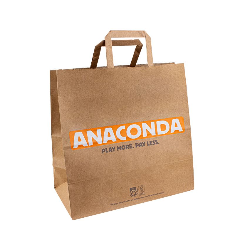 Logo Kraft Zakupy Arge Ubrania luksusowe papierowe torby opakowaniowe torba papierowa