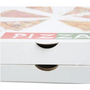 Hurtoweniestandardowe logo wydrukowane 8-16 cali Ekologiczne pudełko pudełka z produktem spożywczym Paper Pizza Box