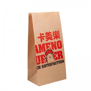 Wodoodporne torby opakowania papieru Kraft do fast foodów/Bakery Goods