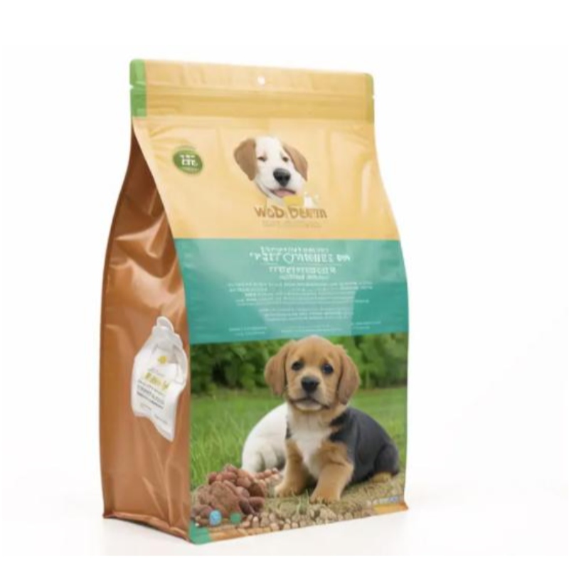 Z recyklingu plastikowego psa psa Slider Zip Zip Zamocka torba opakowań dla psów z suwakową torbą dla zwierząt domowych