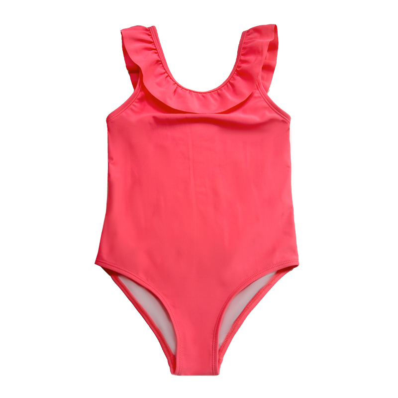Baby Custom strój stroju kąpielowego ruffle-ruffle-stroje kąpielowe OEM stroje kąpielowena plażowe odzież dla dzieci dziewczęta