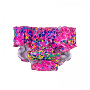 Pieluchy dlaniemowląt drukowane kwiatowe zakładki Wygodne pochłanianie tak słodkie jasne różowe różowe różowe