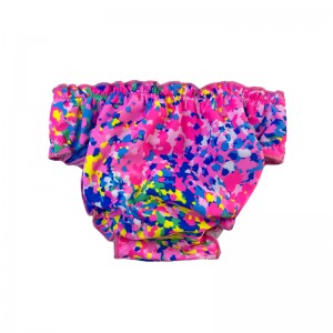 Pieluchy dlaniemowląt drukowane kwiatowe zakładki Wygodne pochłanianie tak słodkie jasne różowe różowe różowe