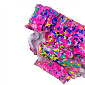 Pieluchy dlaniemowląt drukowane kwiatowe zakładki Wygodne pochłanianie tak słodkie jasne różowe różowe różowe