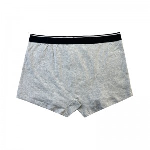 Dostosuj zwykły kolor bielizny Moda Pełna druk Wygodne miękkie mężczyźni świąteczne bokserki szare bieliznę