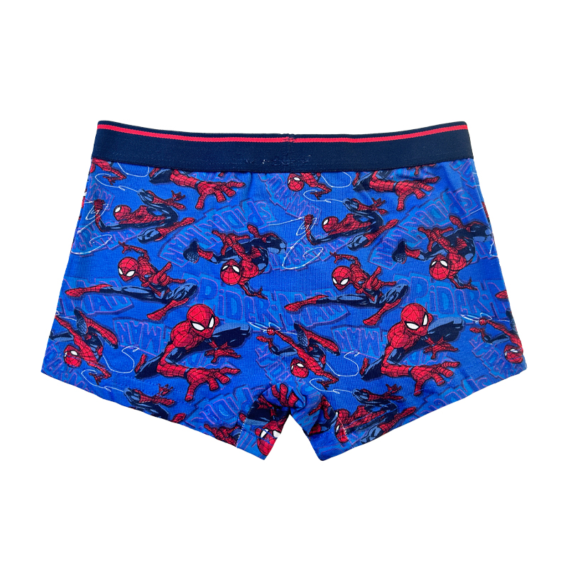 Babyn Blue Spider-Man Print Comfort Basic Boy Massants Contrast kolorowy