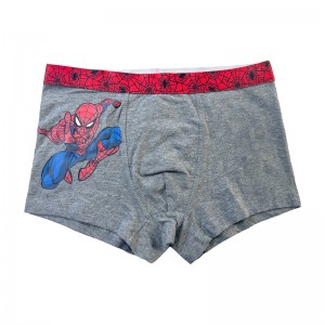 Boy Massants Spiderman Print Color Contrast Baby Grey Ministerty Komfort Basic