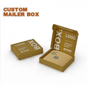 Niestandardowe drukowanie składane faliste kartonowe opakowanie papierowe do bielizny odzież Niestandardowe opakowanie Opakowanie kosmetyczne