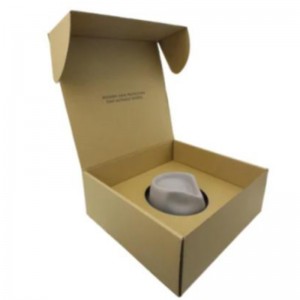 Brown Mailer Hat Tuck Top Sipping Packaging Paper Gift Mailler