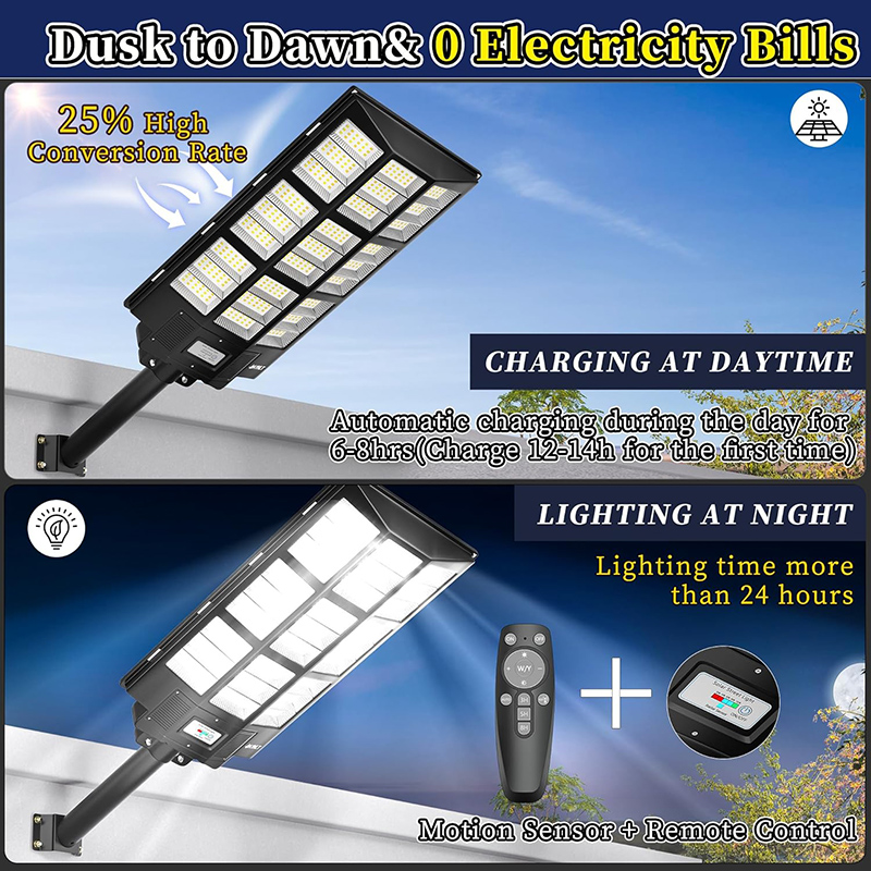 Lampa słoneczna indukcyjna indukcyjnana zewnątrz