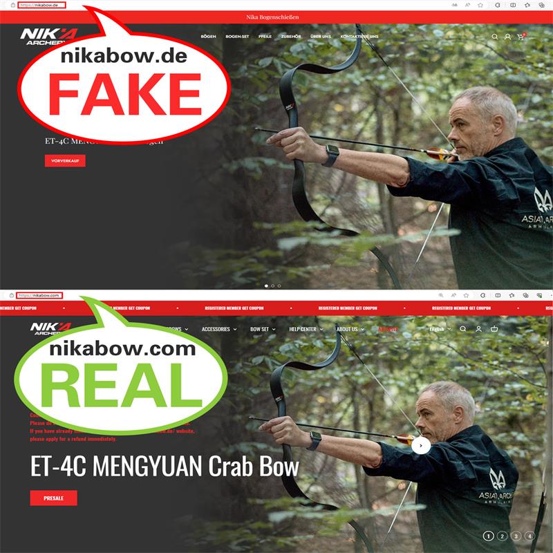 ELONG Outdoor Product Limited Deklaracja Ujawnij fałszywe strony internetowe i chronić prawa konsumentów