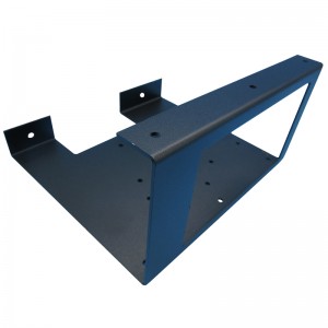 Niestandardowe przetwarzanie części aluminiowych z blachy metalowej z anodowanym wykończeniem.