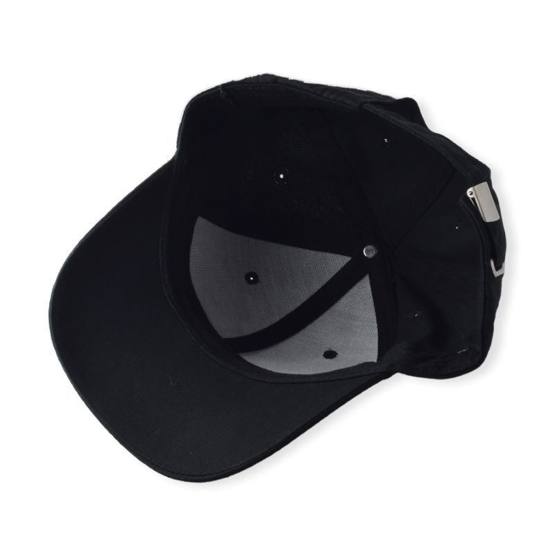 Gorąca wyprzedażniestandardowa czapka baseballowa 2D haftowane logo kobiety 6 Panel Outs Sport Cap Black Curve Brim Edwear Zamontowane czapki baseballowe