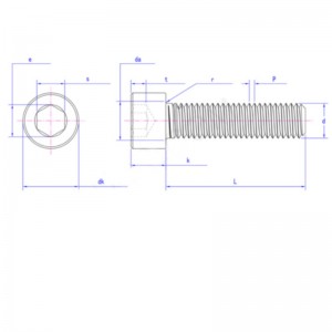 ocynkowana śruba kołnierzowa z łbem sześciokątnym