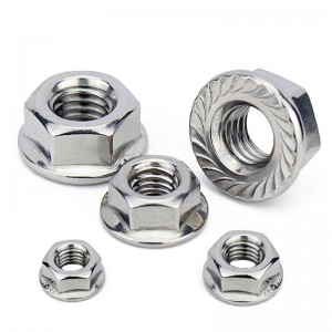 sześciokątnanakrętka kołnierzowa z ząbkami