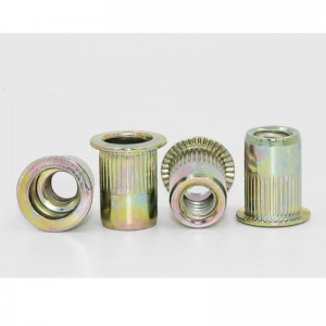 cynk-Nakrętkanitowana z łbem stożkowym, kolorowa