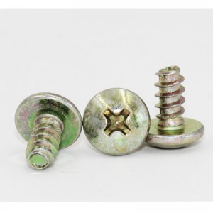 cynk-kolorowy, platerowany, wpuszczany krzyżowo-śruba gwintująca