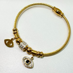 Bransoletka magnetyczna z cyrkonią kobiety mężczyźni rodzice biżuteria prezent