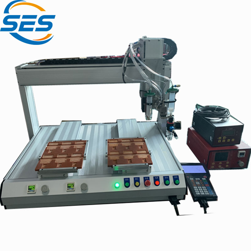 Podwójnie-Maszyna dozująca płytkę drukowaną z zaworem strumieniowym Head Jet