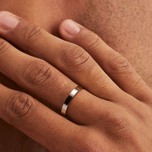 Pierścionki wypełnione 14-karatowym złotem Hongde Delikatne złote obrączki do układania w stosy Rozmiar od 4 do 11