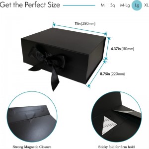 Klasyczne wstążkowe pudełkona wino