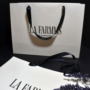 Elegancka torba Kraft ze wstążką