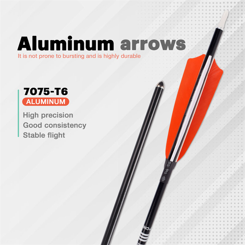 7075-T6 Aluminiowe strzałki
