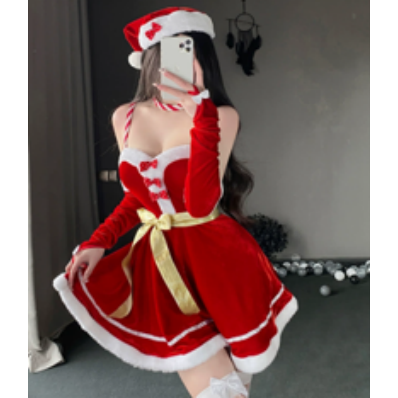 Kostiumy świąteczne, świąteczne sukienki cosplay, renifer-Tematyczne zestawy kostiumówna scenie świątecznej, świąteczne mundury pokojówki 141 Cena:$132,99
