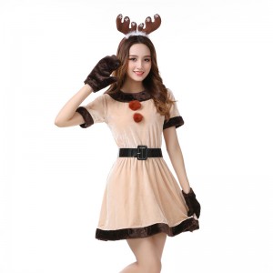 Nowy - Stylowe zestawy mundurów świątecznych, Święty Mikołaj - Claus - spódnice z drzewami o tematyce, krzyż - Graniczne dekoracje świąteczne dla hurtowych232 Cena:$139,99