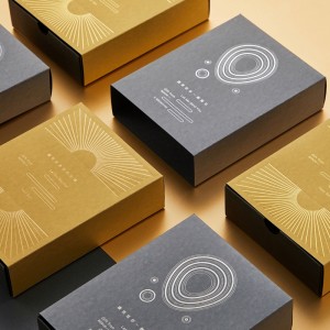 Folia luksusowa-Stampted Kraft Gift Box