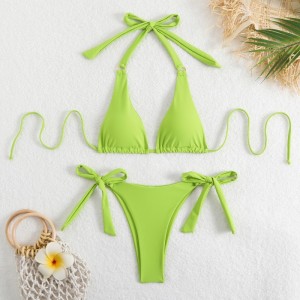 Nowy 2025 Europejski i Amerykanin-Style zagraniczne bikini. Trzy-Piecznowe stroje kąpielowe dla kobiet, dostępne w wielu kolorach. Dwa-Kawałek stroju kąpielowego z seksownym projektem QT25017 Cena:$79,99