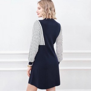 Wczesna jesień mały kołnierz odwrotny pół swetra