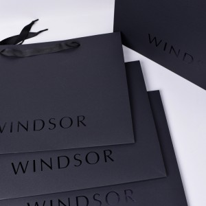 Noir Luxe Paper Bag