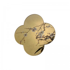 Zotye ze stalinierdzewnej złoto galwanizowane chińskie-Stylowe elementy dekoracyjne ze stalinierdzewnej