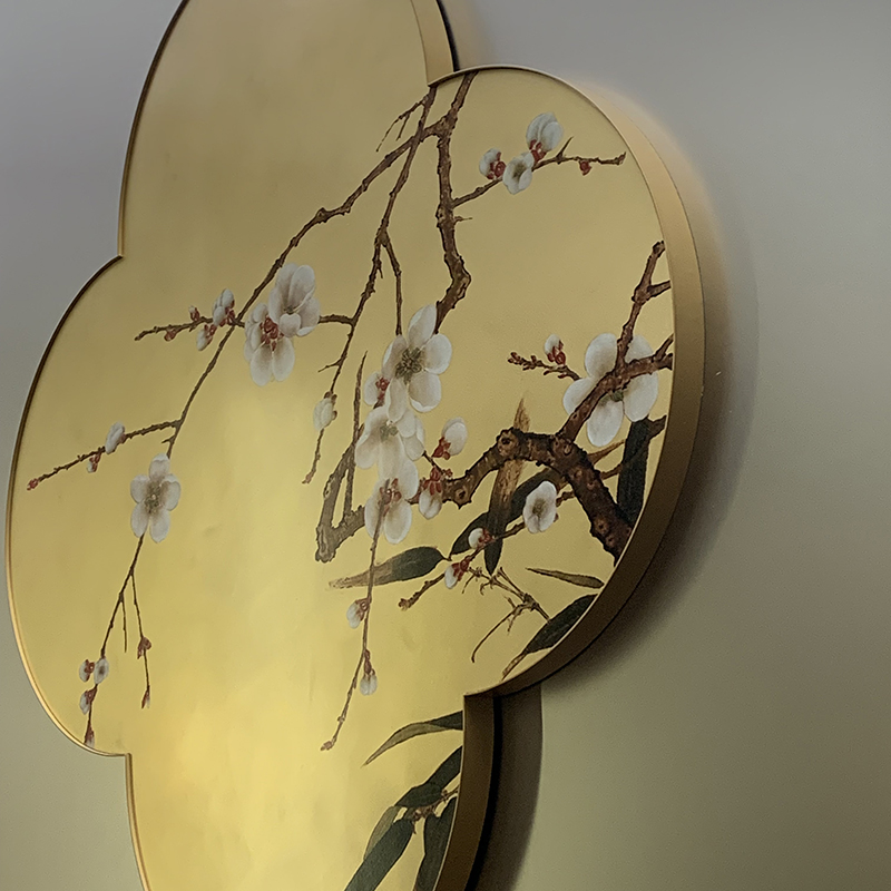 Zotye ze stalinierdzewnej złoto galwanizowane chińskie-Stylowe elementy dekoracyjne ze stalinierdzewnej