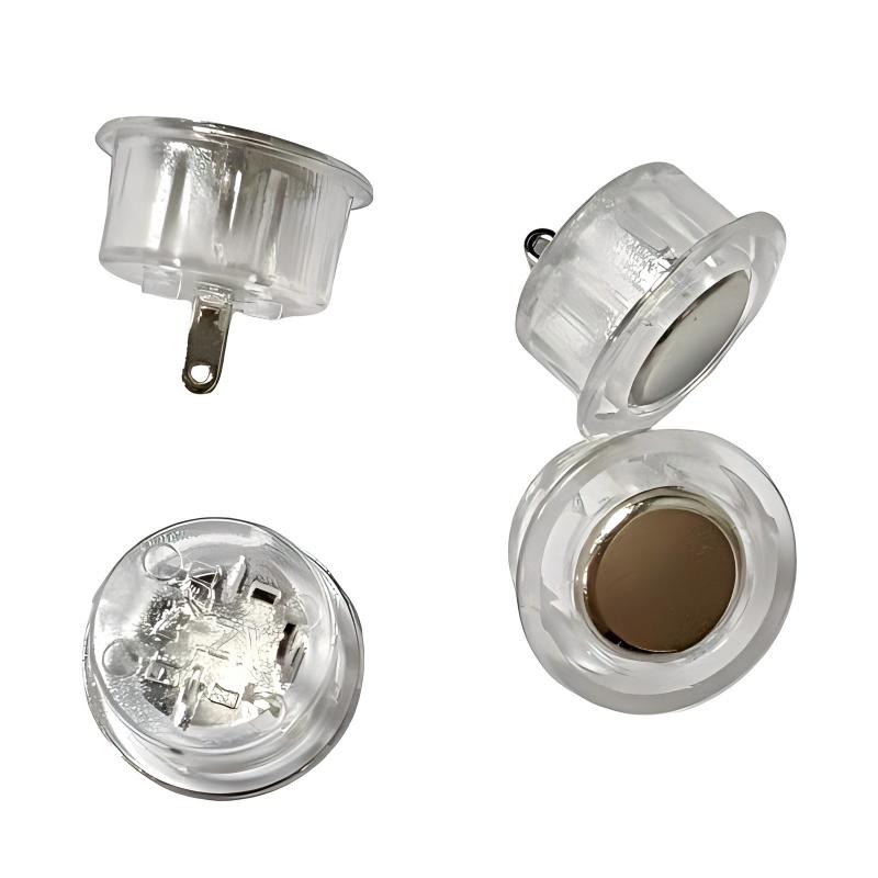 Przełącznik taktu (brak światła) Wgłębienie 12 mm do szaf i szafek; dotyk 5 V-sterowane, ściemniane światło LED z czujnikiem ruchu